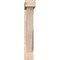 Ekena Millwork Traditional Block Smooth Bracket w/ Offset Brace, Douglas Fir, 5 1/2"W x 26"D x 34"H BKT0604X26X34TRA05SDF - alternate 2